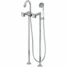Смеситель для ванны Cezares Aphrodite APHRODITE-VDP-01-Sw Хром с кристаллами Swarovski латунь на пол