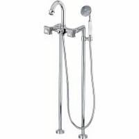 Смеситель для ванны Cezares Aphrodite APHRODITE-VDP-01-Sw Хром с кристаллами Swarovski латунь на пол