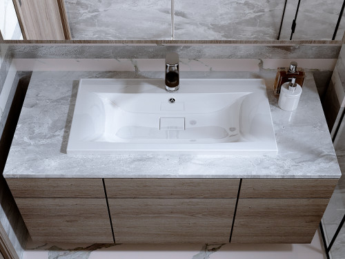 Раковина Paola Elegante 90 Белая глянцевая