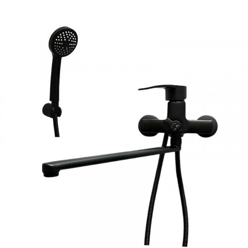 Смеситель для ванны D-Lin D147365-A универсальный цвет  Черный матовый