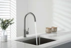 Смеситель для кухни Aquatek Европа AQ1382BGM цвет Оружейная сталь