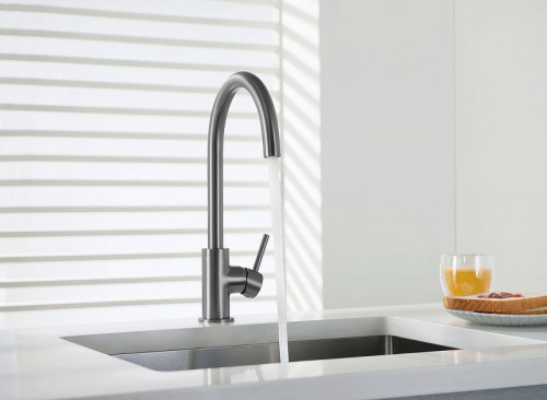 Смеситель для кухни Aquatek Европа AQ1382BGM цвет Оружейная сталь