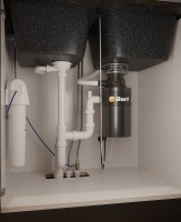 Кухонная мойка Domaci Бьелла DMC-15 DMC-15-308 Черная