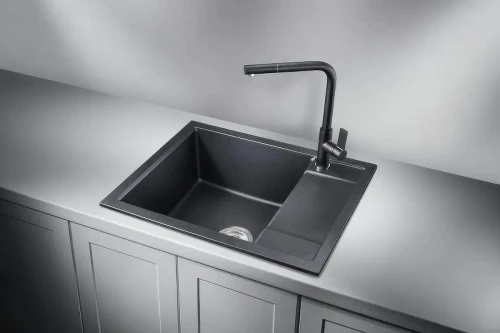 Кухонная мойка Granula 60 6002 цвет Шварц