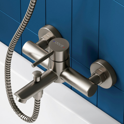 Смеситель для ванны Dorff Logic D3010000SS Нержавеющая сталь нержавеющая сталь на стену