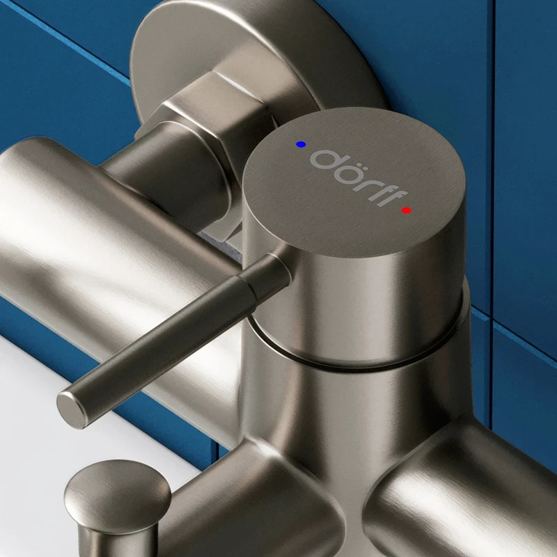 Смеситель для ванны Dorff Logic D3010000SS Нержавеющая сталь нержавеющая сталь на стену