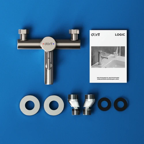 Смеситель для ванны Dorff Logic D3010000SS Нержавеющая сталь нержавеющая сталь на стену