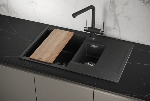 Кухонная мойка Granula Estetica 78 7808 цвет Черный