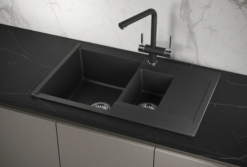 Кухонная мойка Granula Estetica 78 7808 цвет Черный