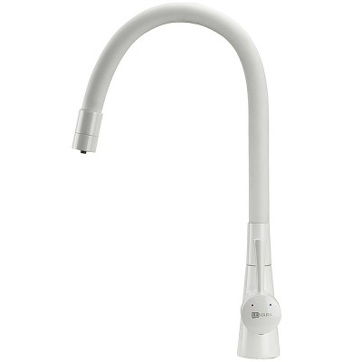 Смеситель для кухни Lemark Comfort LM3075W Белый латунь