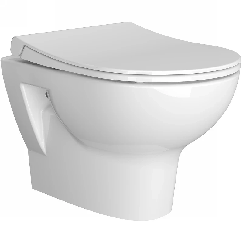 Унитаз Vitra Zentrum 5795B003-6077 подвесной с сиденьем Микролифт фарфор подвесной