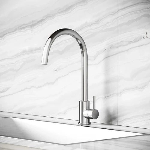 Смеситель для кухни Sancos Stainless SC12001SS цвет Нержавеющая сталь