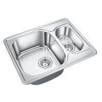 Кухонная мойка Emar Steel 59,4 5948 цвет Нержавеющая сталь глянцевая