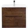 Тумба под раковину BelBagno Etna-H60 60 ETNA-H60-600-2C-SO-RW-P подвесная Rovere Moro МДФ / ЛДСП