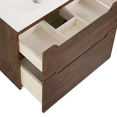 Тумба под раковину BelBagno Etna-H60 60 ETNA-H60-600-2C-SO-RW-P подвесная Rovere Moro МДФ / ЛДСП