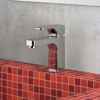 Смеситель для раковины Cisal Cubic CU00051121 Хром латунь