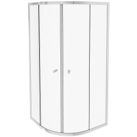 Душевой уголок Jacob Delafon Serenity 90x90 E14R90-GA профиль Хром стекло прозрачное