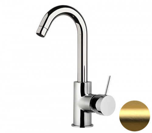 Смеситель для кухни Remer X Style X72CBG цвет Золото брашированное