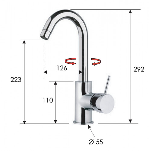 Смеситель для кухни Remer X Style X72CBG цвет Золото брашированное