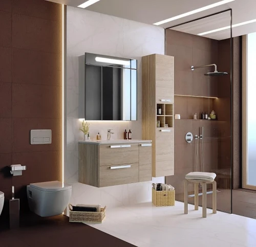 Тумба под раковину Roca Lago 80 7857296444 подвесная цвет Светлый дуб