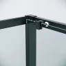 Душевой уголок Grossman Cosmo 130х80 120.K33.02.1380.21.00 профиль Черный матовый стекло прозрачное