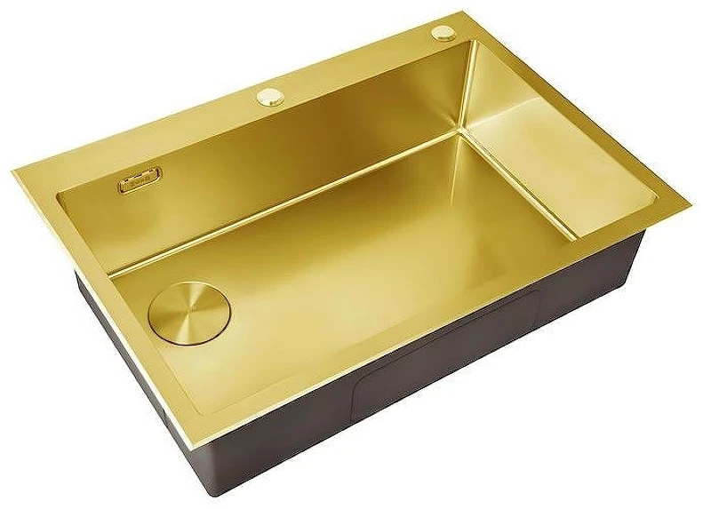 Кухонная мойка ZorG Lux Bronze 75 L LUX 7551-L BRONZE цвет Бронза