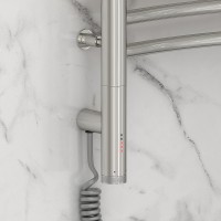 Электрический полотенцесушитель Сунержа Флюид 3.0 600x600 L 00-5820-6060 Хром нержавеющая сталь