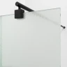 Душевая перегородка WasserKRAFT Rur 100 30W44MB-TXG профиль цвет Черный матовый стекло текстурное