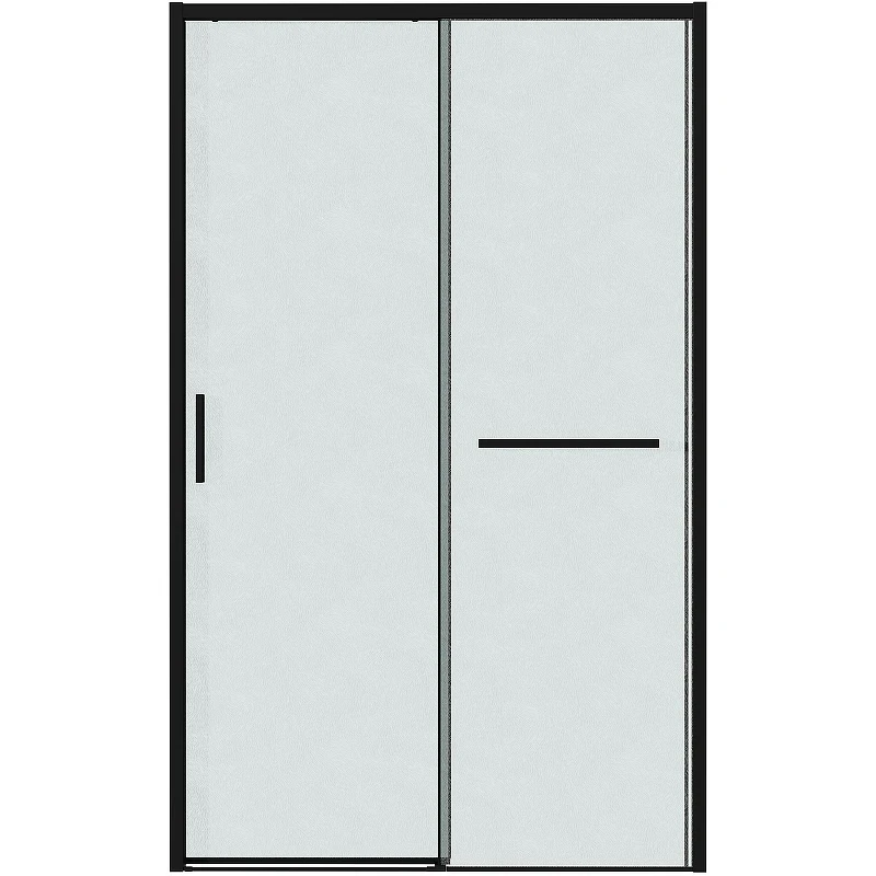 Душевая дверь Grossman Style 110 100.K33.05.110.21.02 профиль Черный матовый стекло шиншилла