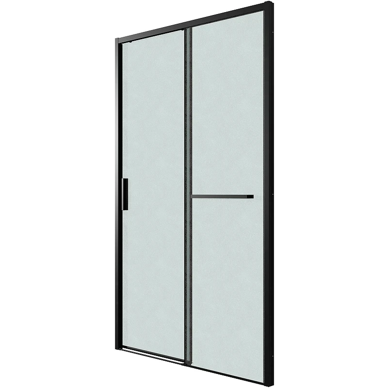 Душевая дверь Grossman Style 110 100.K33.05.110.21.02 профиль Черный матовый стекло шиншилла