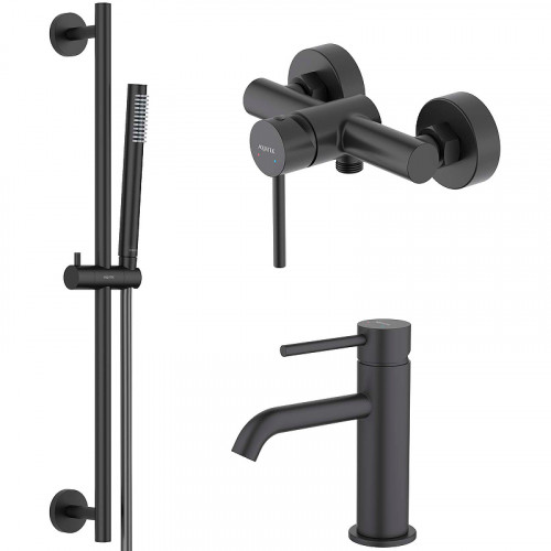 Комплект смесителей Aquatek Европа AQ1331MB Черный матовый латунь