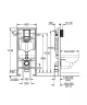 Инсталляция Grohe Rapid SL 38528001 для унитаза без клавиши