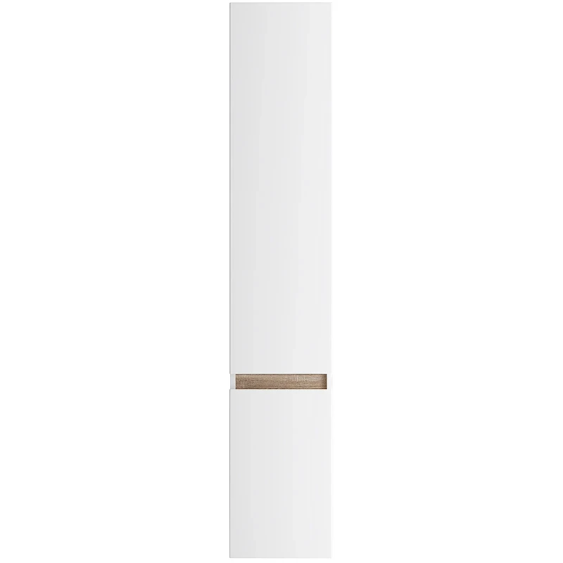 Шкаф пенал AM.PM X-Joy 30 M85ACHR0306WG подвесной Белый глянец Светлое дерево МДФ / ЛДСП