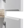 Шкаф пенал AM.PM X-Joy 30 M85ACHR0306WG подвесной Белый глянец Светлое дерево МДФ / ЛДСП