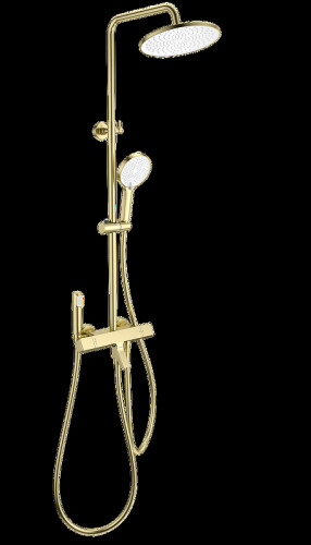 Душевая система Wonzon & Woghand The One WW-B3094-BG с термостатом цвет Брашированное золото