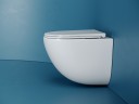 Комплект унитаза Ceramicanova Vogue CN4008T с инсталляцией Grohe Rapid SL 38775001 с сиденьем Микролифт и клавишей смыва Хром фарфор подвесной