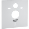 Комплект унитаза Ceramicanova Vogue CN4008T с инсталляцией Grohe Rapid SL 38775001 с сиденьем Микролифт и клавишей смыва Хром фарфор подвесной
