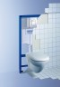Комплект унитаза Ceramicanova Vogue CN4008T с инсталляцией Grohe Rapid SL 38775001 с сиденьем Микролифт и клавишей смыва Хром фарфор подвесной