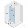 Душевая дверь Riho SZ Scandic NXT X104 98 L G001023120 (GX00702C1) профиль Хром стекло прозрачное