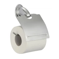 Держатель туалетной бумаги Savol S-003151 с крышкой цвет Хром