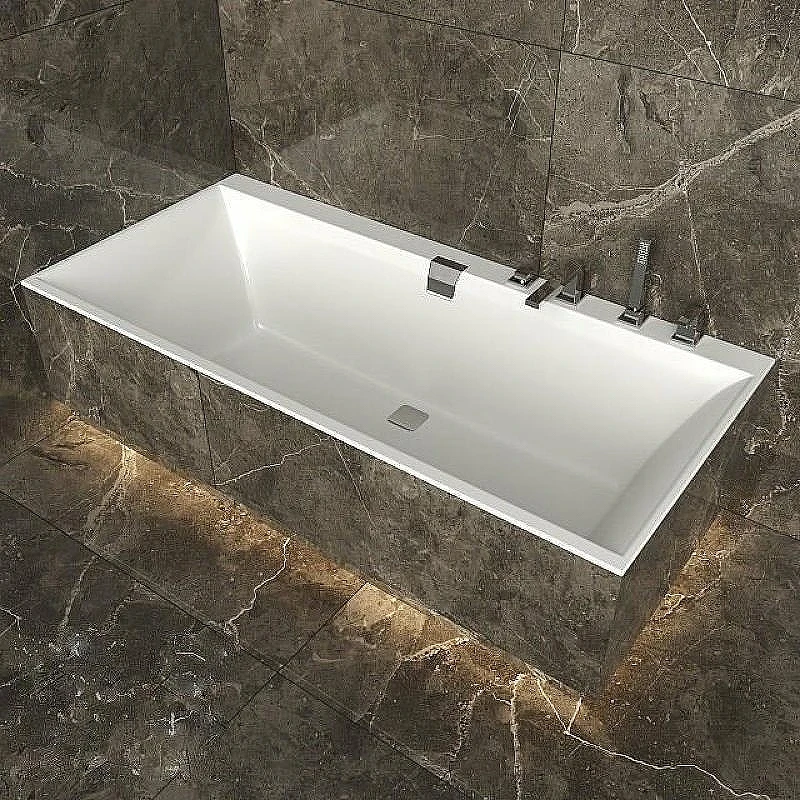 Квариловая ванна Villeroy&Boch Squaro Edge 12 160x75 UBQ160SQE2DV-01 без гидромассажа