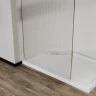 Душевая перегородка Azario Walk-In 120 AZ-271-120-MGR-CRF профиль Графит матовый стекло рифленое