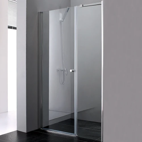 Душевая дверь Cezares Elena 120 ELENA-W-B-11-40+80-C-Cr профиль Хром стекло прозрачное