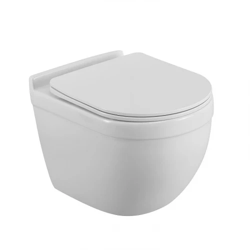 Унитаз BelBagno Senso-R BB017CH-TOR/SC подвесной цвет Белый с сиденьем Микролифт