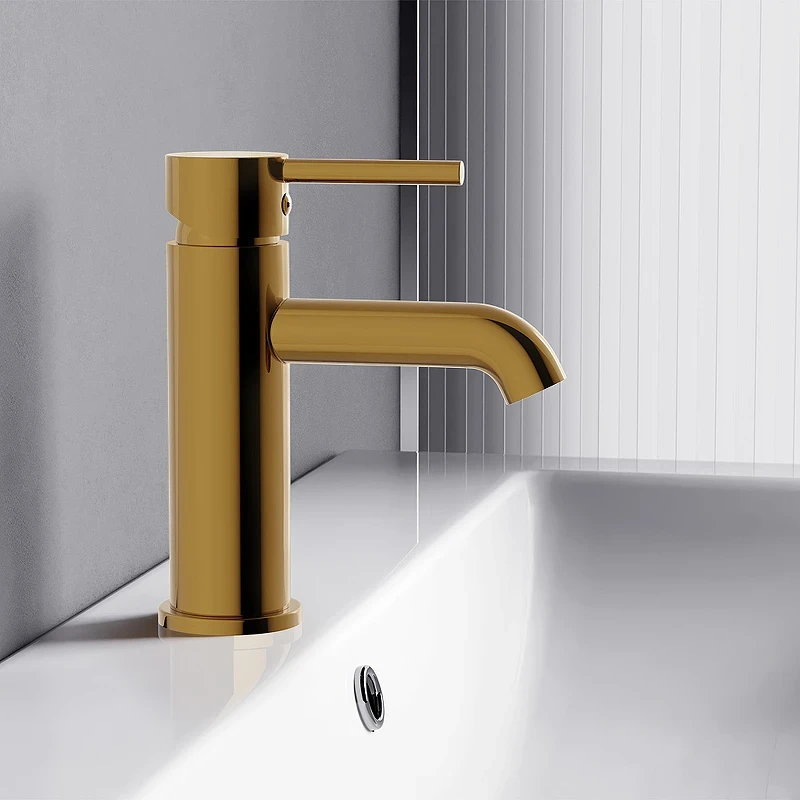 Смеситель для раковины Damixa Scandinavian Pure 360210600 Золото латунь