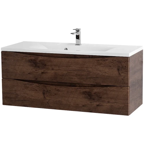 Тумба под раковину BelBagno Marino 110 MARINO-1100-2C-SO-RW-P подвесная Rovere Moro МДФ / ЛДСП