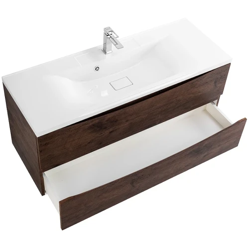Тумба под раковину BelBagno Marino 110 MARINO-1100-2C-SO-RW-P подвесная Rovere Moro МДФ / ЛДСП