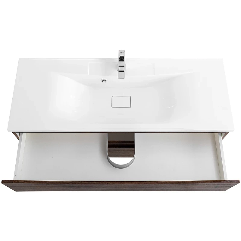 Тумба под раковину BelBagno Marino 110 MARINO-1100-2C-SO-RW-P подвесная Rovere Moro МДФ / ЛДСП