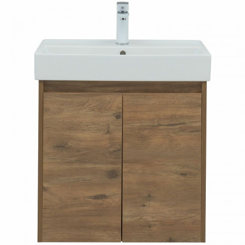 Тумба с раковиной Aquanet Nova Lite 60 302525 подвесная Дуб рустикальный МДФ / ЛДСП