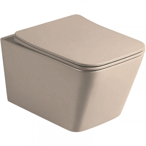 Унитаз Vincea Q-Line VT1-12MC подвесной Капучино матовый с сиденьем Микролифт